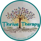 The Thrive Therapy logo, representing integrative counselling services available in Weybridge and online.